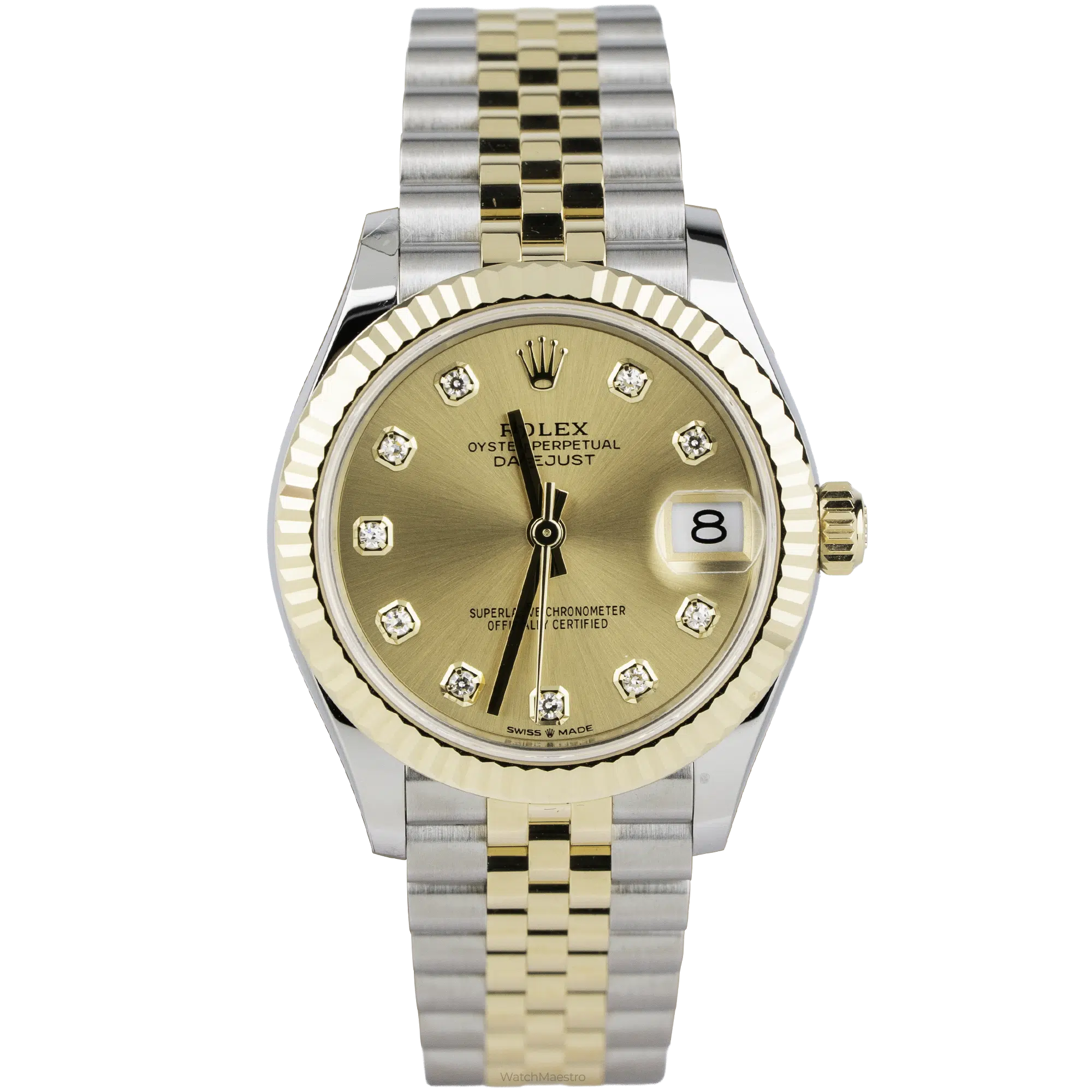 Rolex Datejust 31 Two Tone Champagne Diamonds (1)