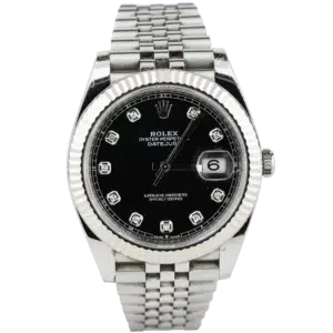 Rolex Datejust 41 Black Diamond 1