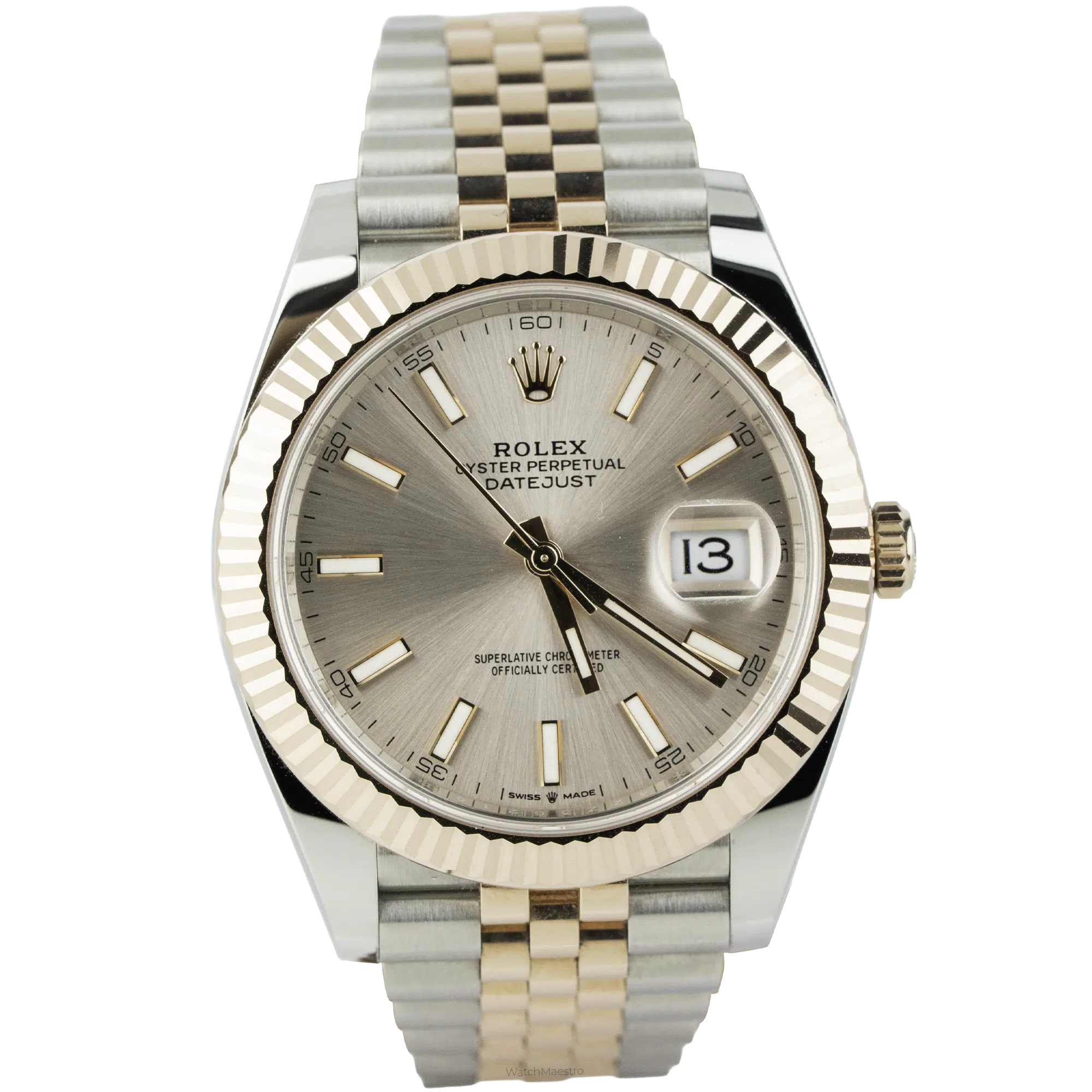 Rolex Datejust 41 Two Tone Sundust Index (1)