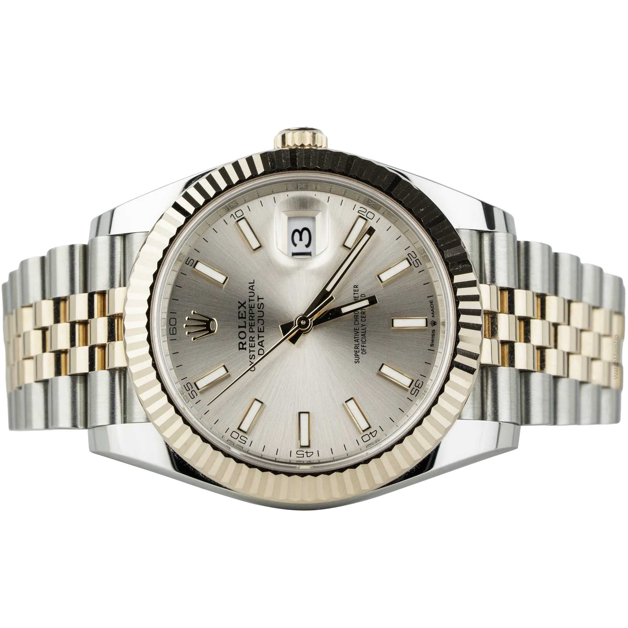 Rolex Datejust 41 Two Tone Sundust Index (2)
