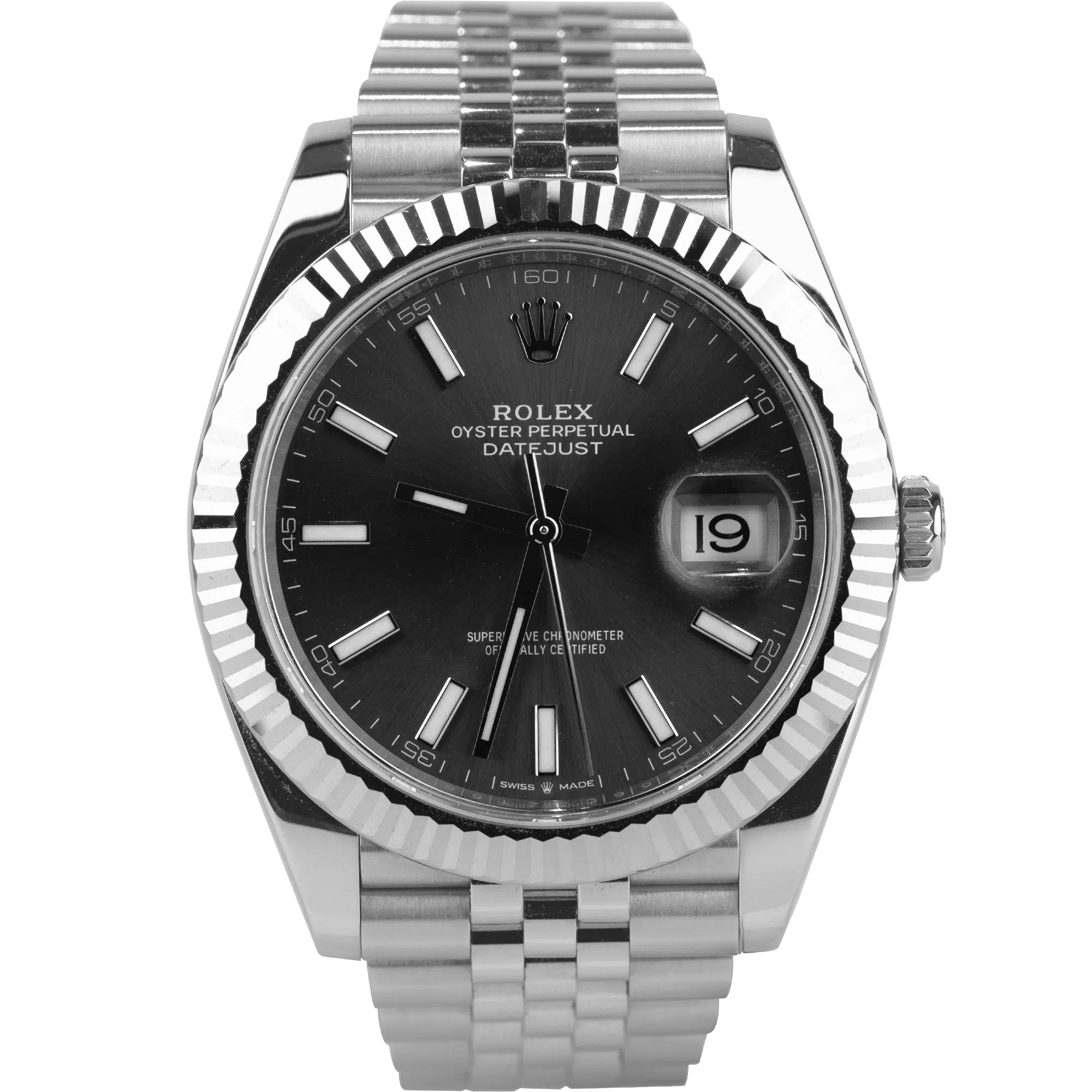 Rolex Datejust Slate Grey Dial Jubilee Fluted (1)