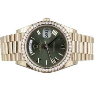 Rolex Day Date 40 Rose Gold Olive RBR (2)