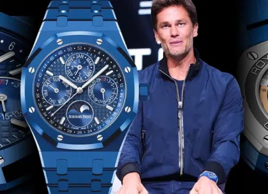Tom Brady Flaunted $500,000 Blue Ceramic AP Royal Oak Perpetual Calendar