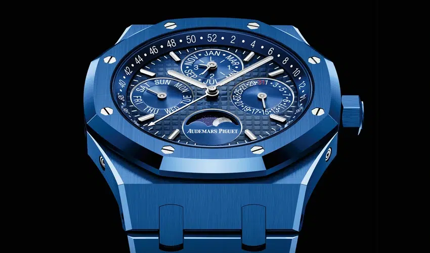 $500,000 Blue Ceramic AP Royal Oak Perpetual Calendar