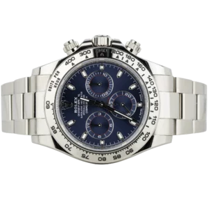 Rolex Daytona White Gold Blue Dial