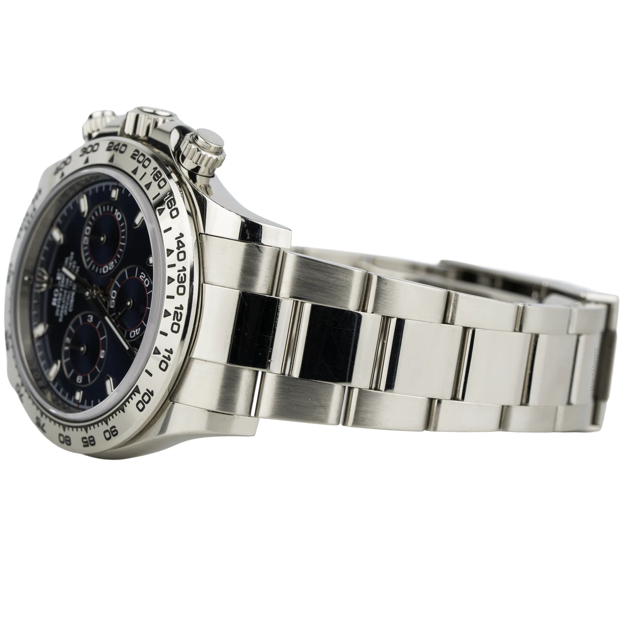 Rolex Daytona White Gold Blue Dial