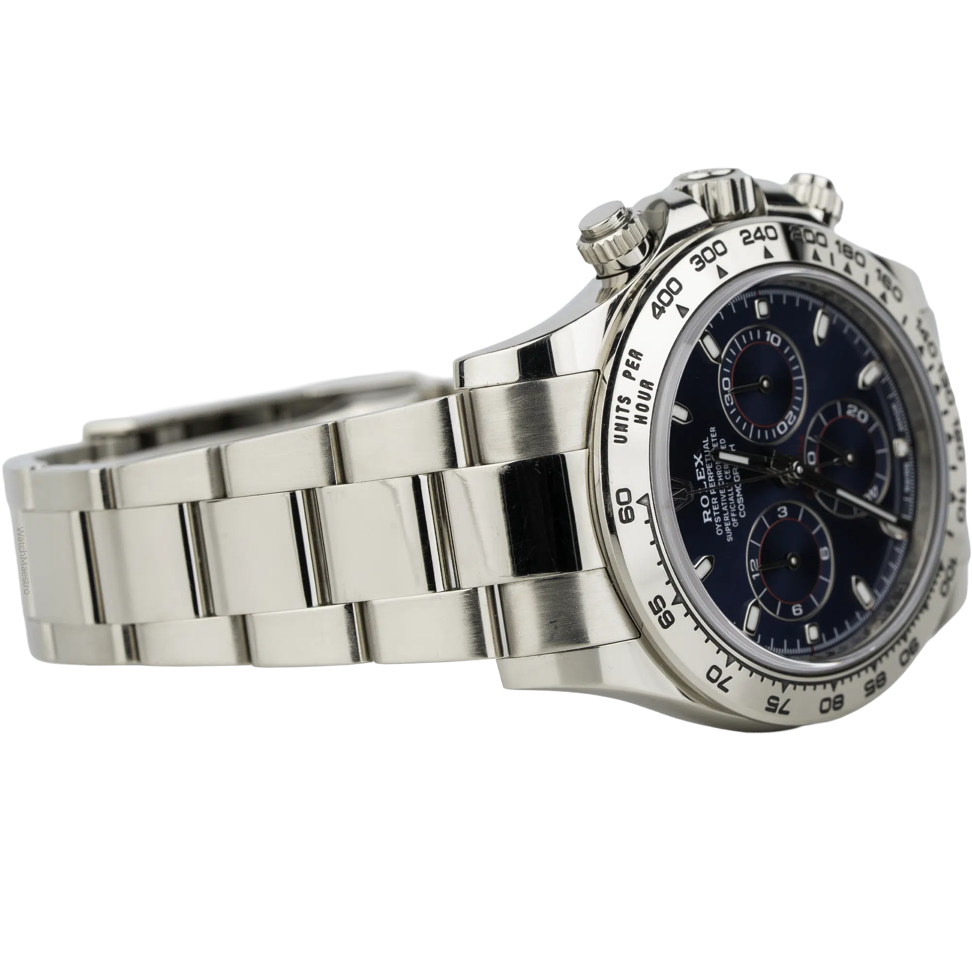 Rolex Daytona White Gold Blue Dial