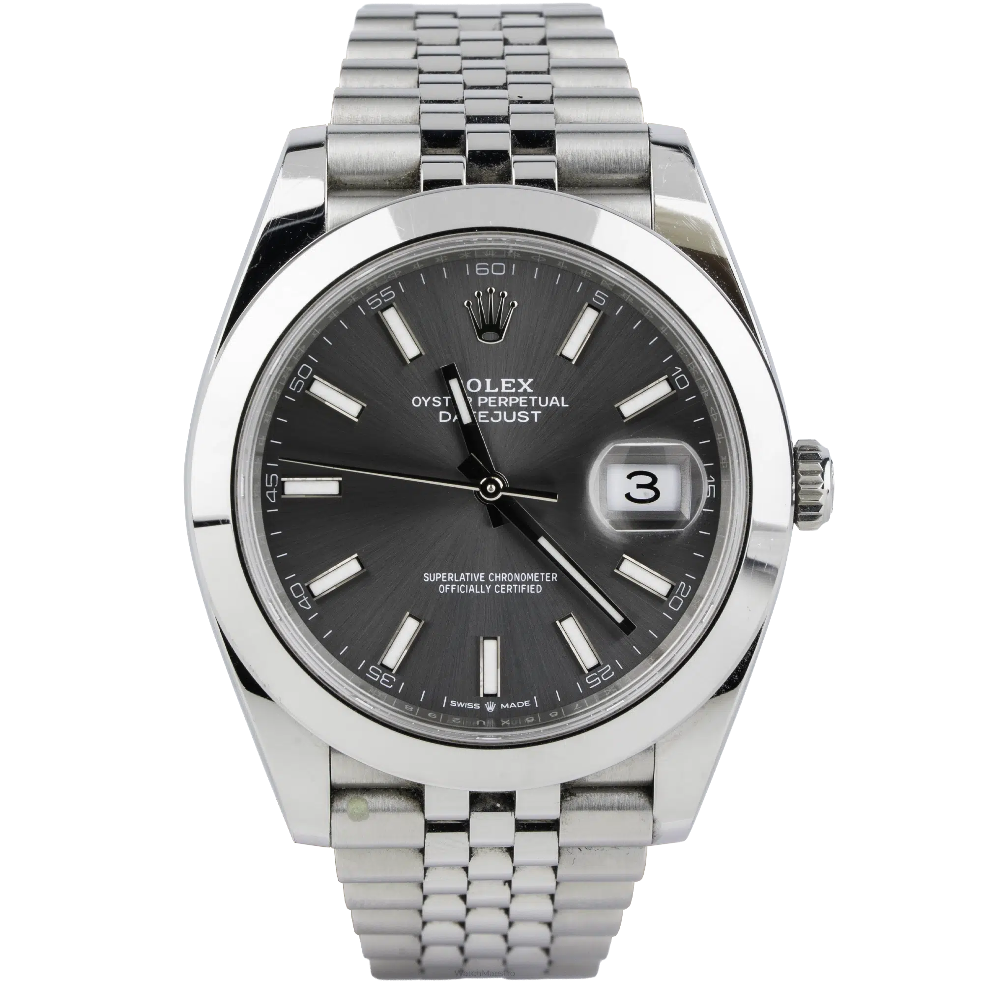 Rolex DJ 41 Grey Smooth Jubilee 1
