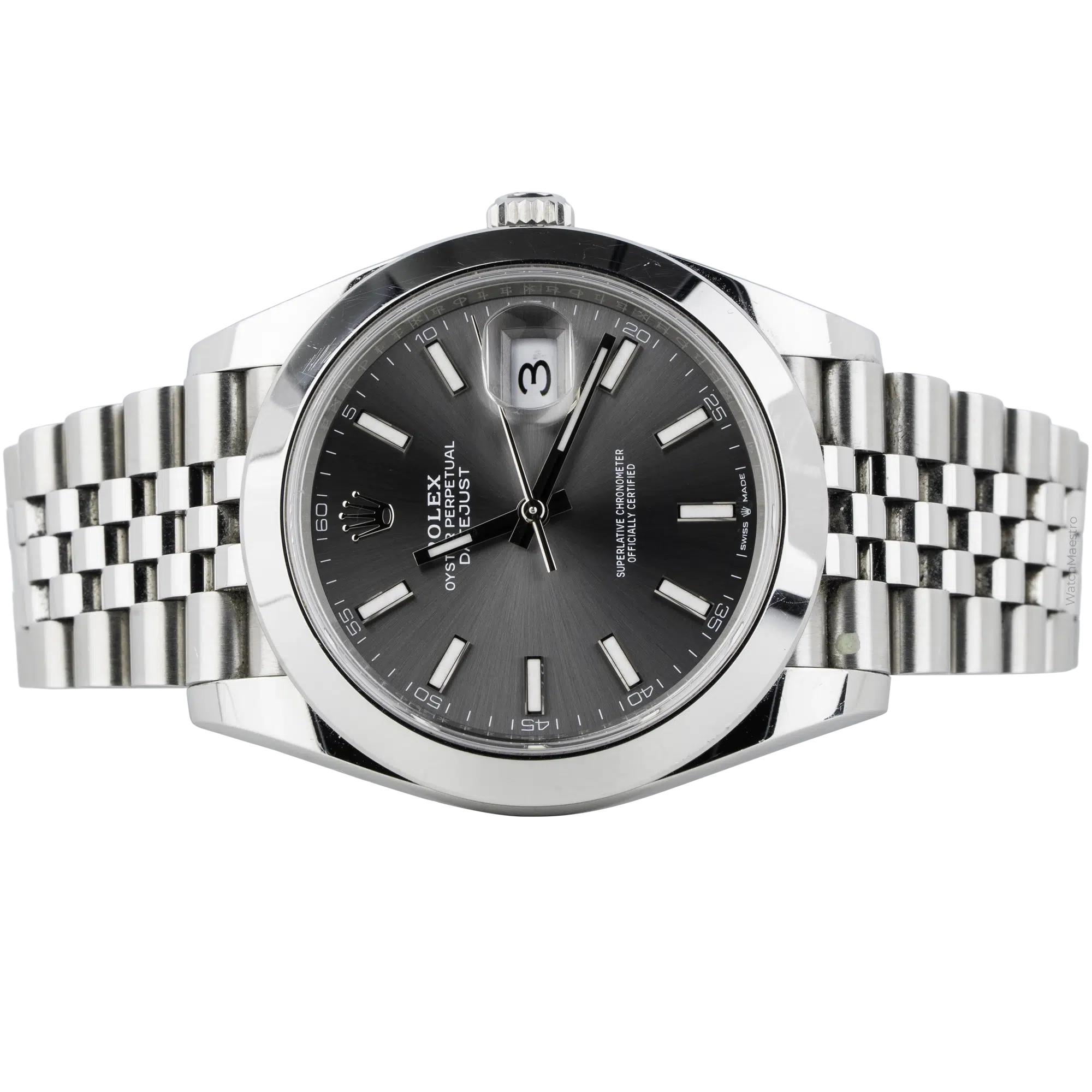 Rolex DJ 41 Grey Smooth Jubilee 2