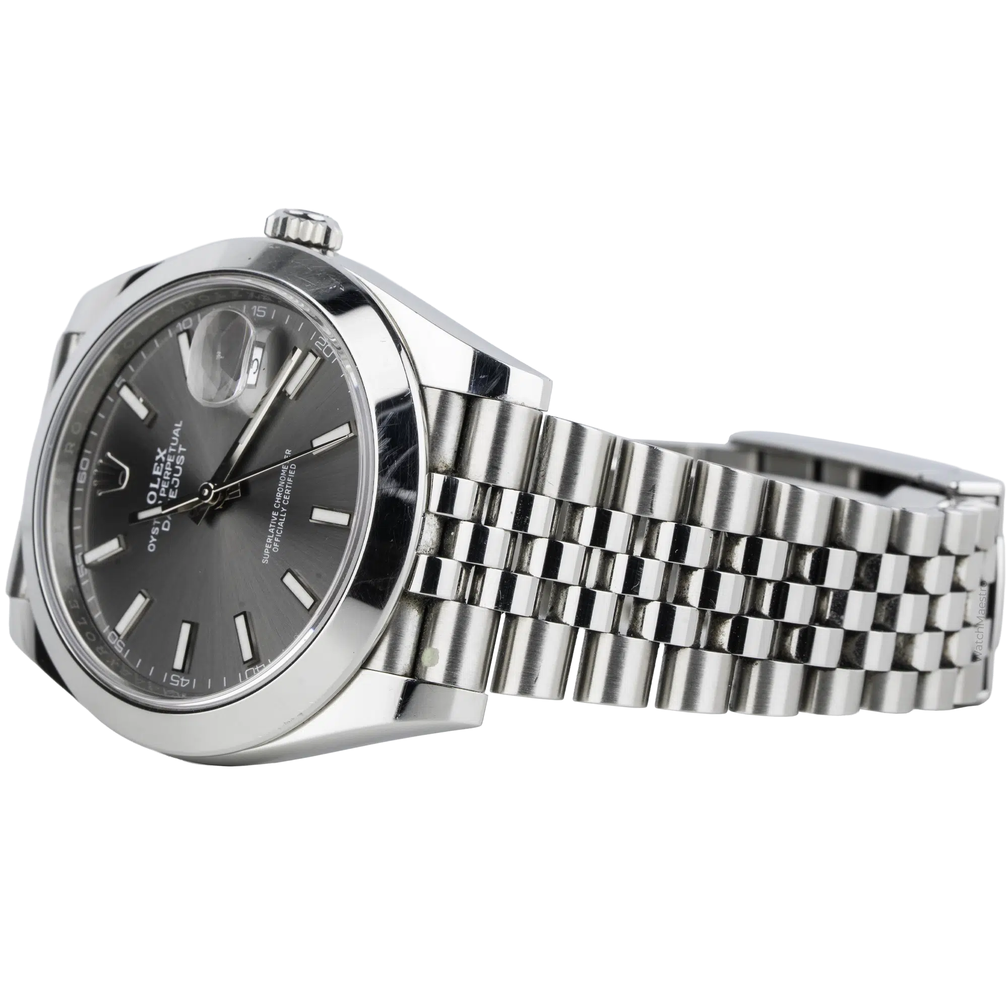 Rolex DJ 41 Grey Smooth Jubilee 3