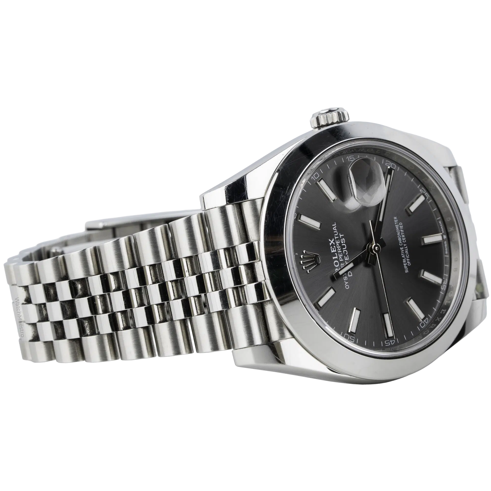 Rolex DJ 41 Grey Smooth Jubilee 4