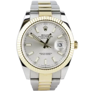 Rolex DJ41 Two Tone Silver Oyster Fluted 1