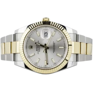 Rolex DJ41 Two Tone Silver Oyster Fluted 2