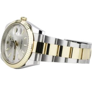 Rolex DJ41 Two Tone Silver Oyster Fluted 3