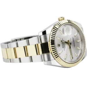 Rolex DJ41 Two Tone Silver Oyster Fluted 4