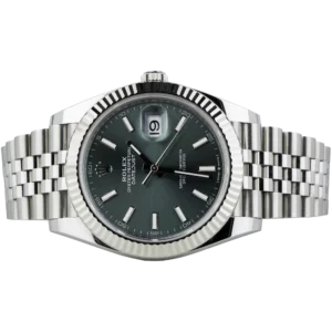 Rolex Datejust 41 Green Jubilee Fluted 2
