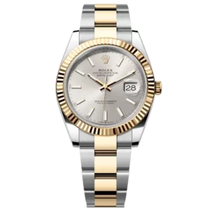 Rolex Datejust 41 Two Tone Silver Oyster