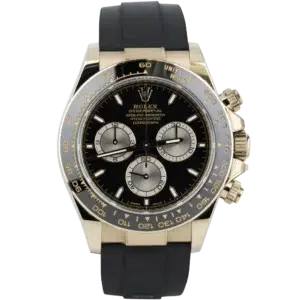 Rolex Daytona Rose Gold Black Oysterflex 1