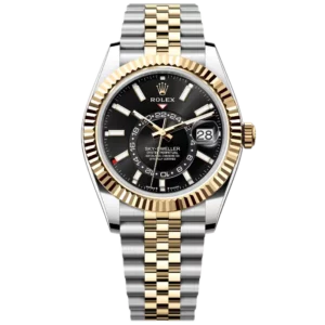 Rolex Sky Dweller Two Tone Black Jubilee