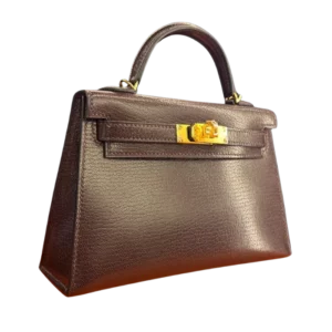 Hermes Mini Kelly Chevre Chamkila Rouge Gold Hardware 2025