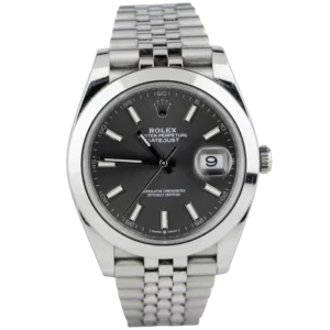 Rolex DJ 41 Slate Smooth Jubilee 1
