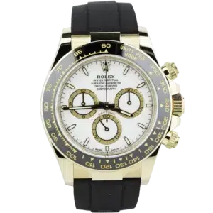 Rolex Daytona Oysterflex YG White 1