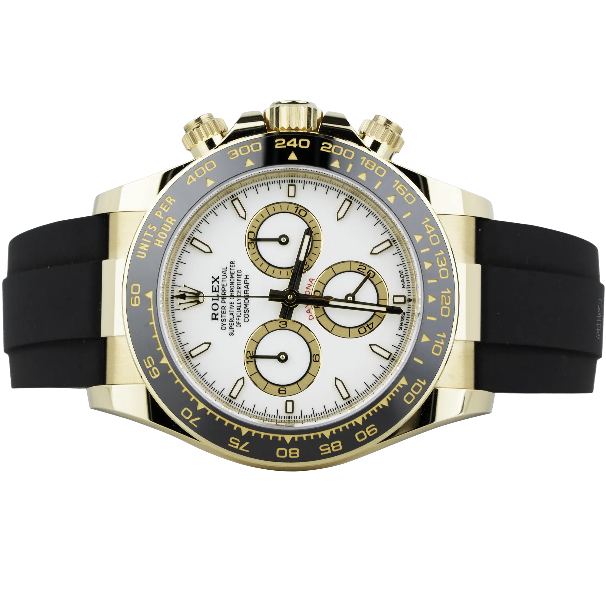 Rolex Daytona Oysterflex YG White 2