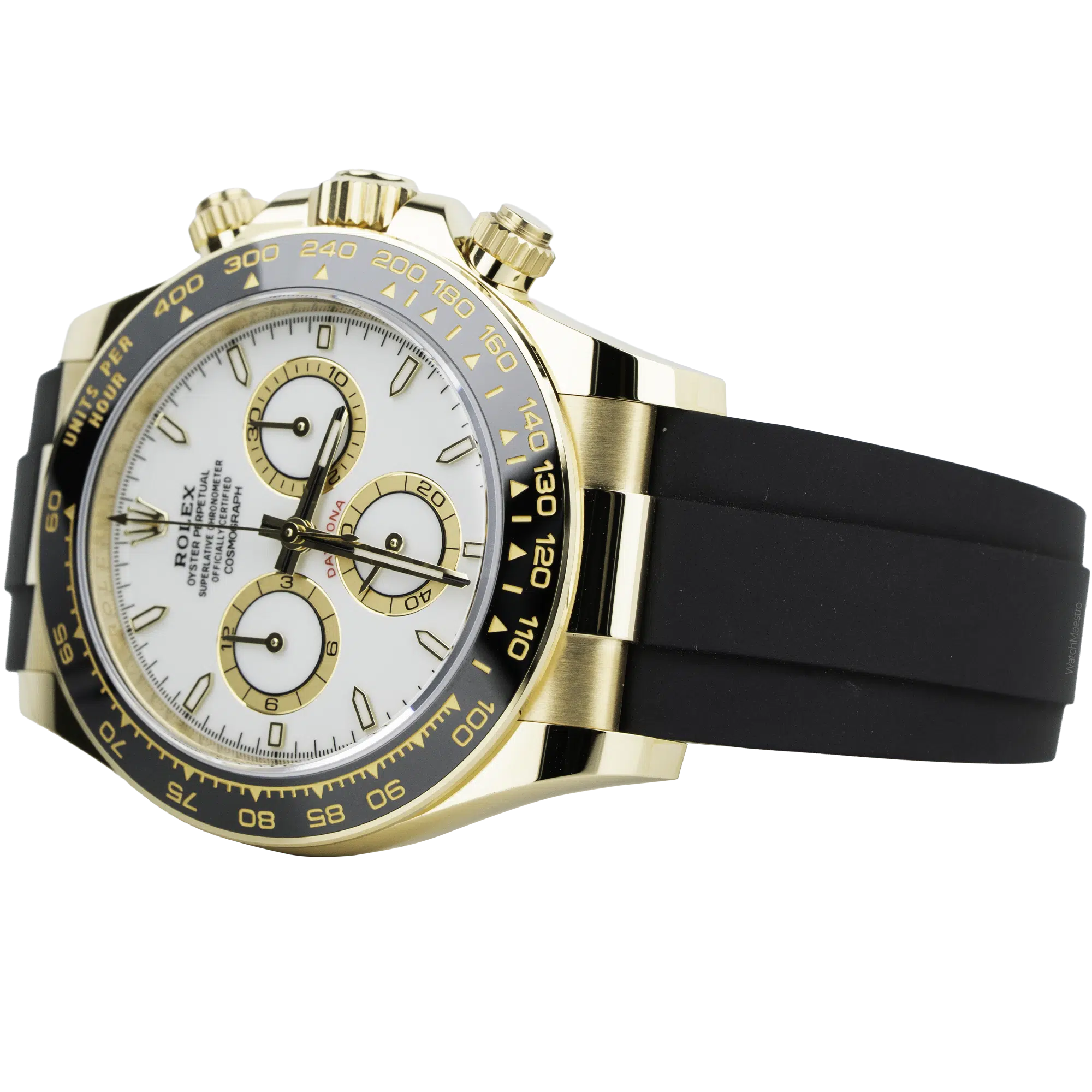 Rolex Daytona Oysterflex YG White 3