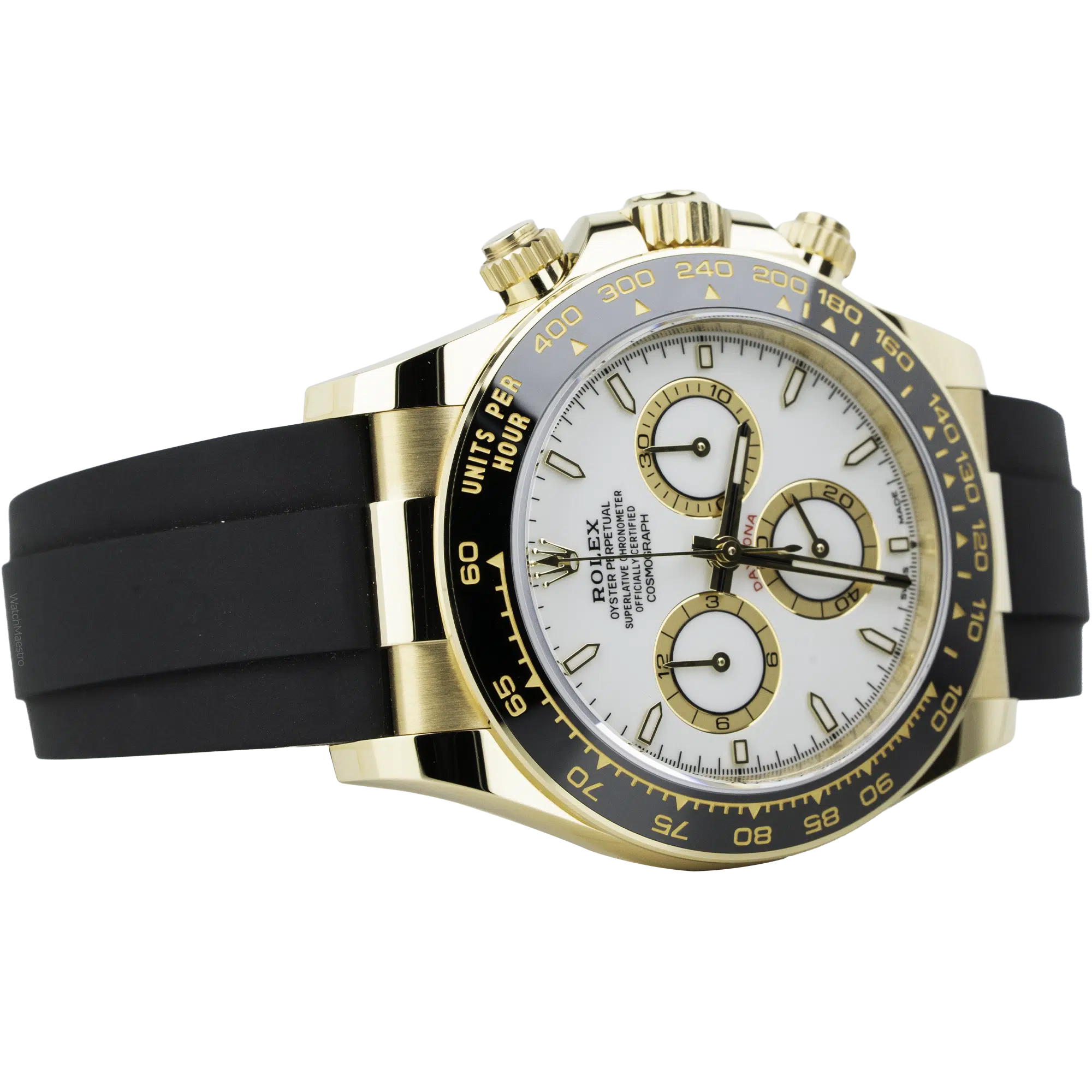 Rolex Daytona Oysterflex YG White 4
