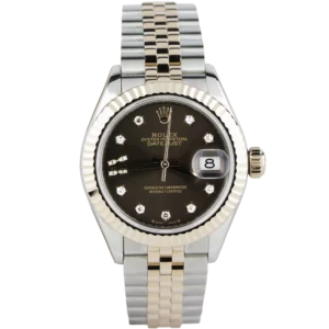 Rolex Lady Datejust 28 Choco Diamond Star Roman IX 1