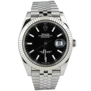 Rolex DJ41 Black Jubilee Fluted 2021 Used 1