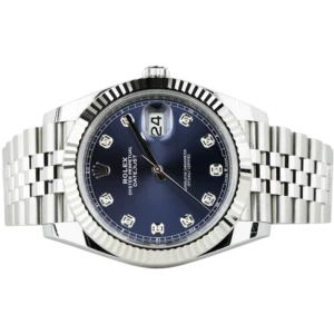 Rolex DJ41 Blue Diamond Jubilee Fluted 2024 Used 2