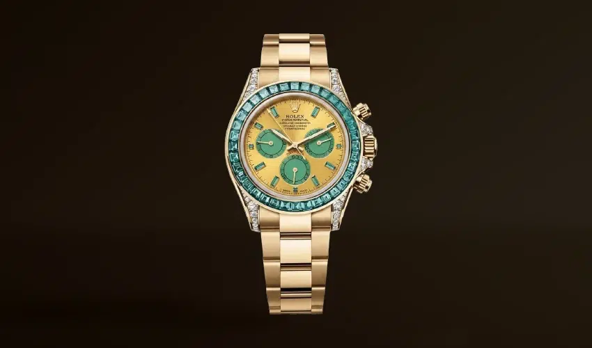 Rolex Daytona Yellow Gold 126598TML Green Tourmaline
