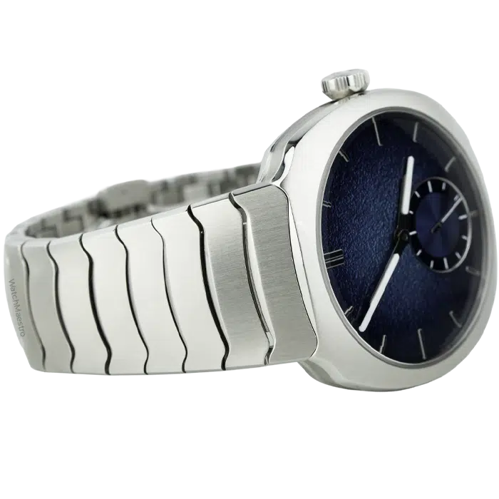 H Moser Streamliner Blue Enamel 7