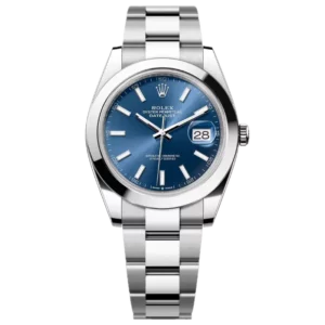 Rolex Datejust 41 Blue Smooth Oyster Product