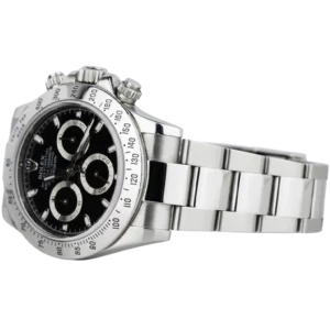 Rolex Daytona Black Steel Bezel 2010 Used 3