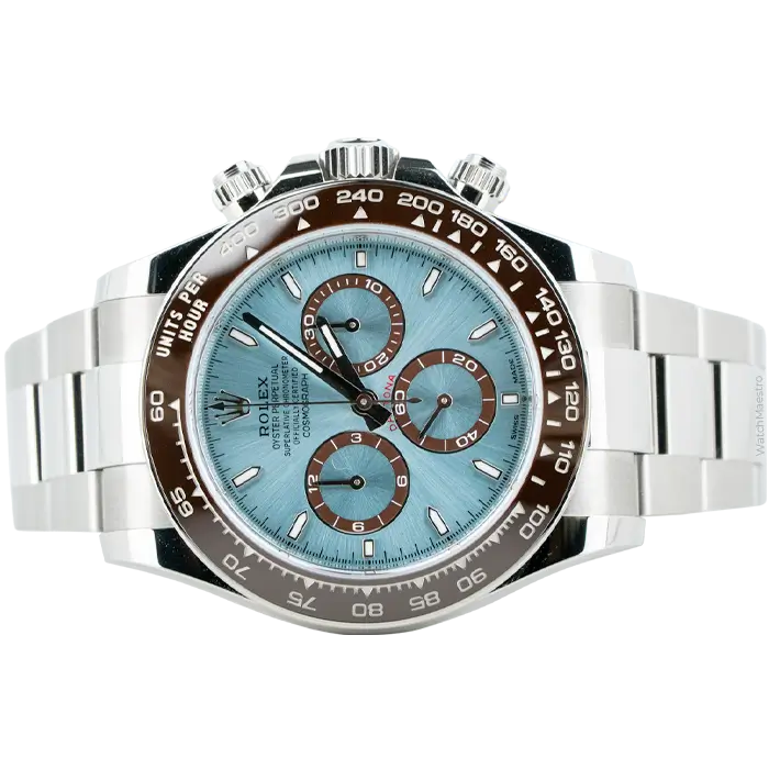 Rolex Daytona Platinum Ice Blue Index