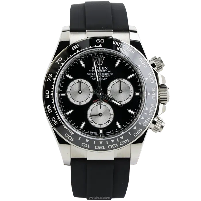 Rolex Daytona White Gold Oysterflex Black 2026 New 1