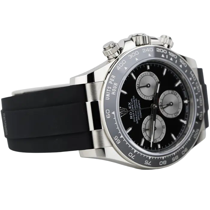 Rolex Daytona White Gold Oysterflex Black 2026 New 4