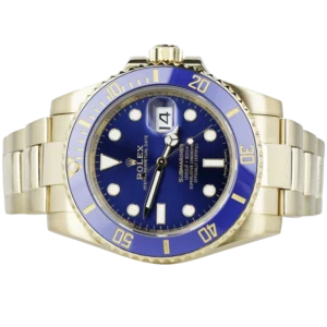 Rolex Submariner YG Blue Dial 2019 Used 2