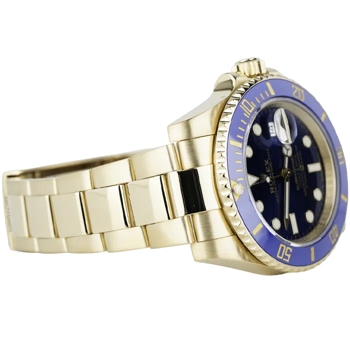 Rolex Submariner YG Blue Dial 2019 Used 4