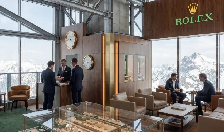 Rolex Opens World’s Highest Boutique on Mount Titlis