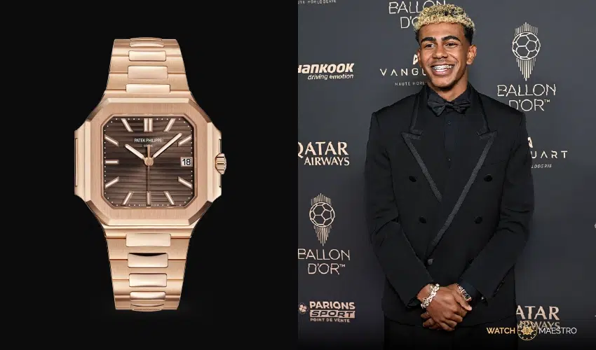 Lamine Yamal’s Patek Philippe Cubitus Ref. 7128/1R-001
