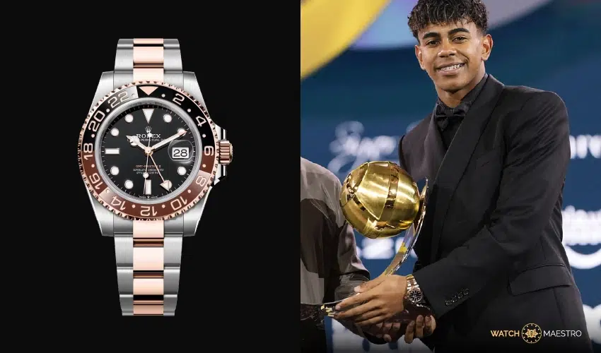 Lamine Yamal Rolex GMT-Master II "Root Beer" (Ref. 126711CHNR)