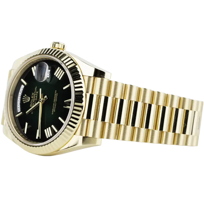 Rolex-Day-Date-40-Yellow-Gold-Green-Ombre-3