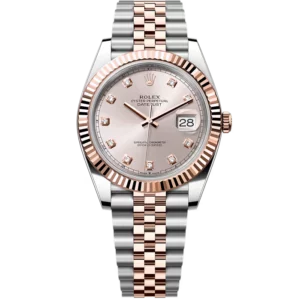 Rolex Datejust Two Tone Rose Gold with Diamond Dial