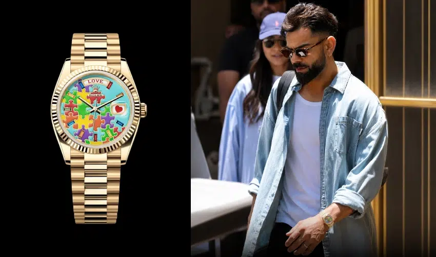 Virat Kohli's Rolex Day-Date 36 Emoji-Puzzle