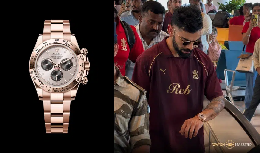 Virat's Rolex Cosmograph Daytona Everose Gold