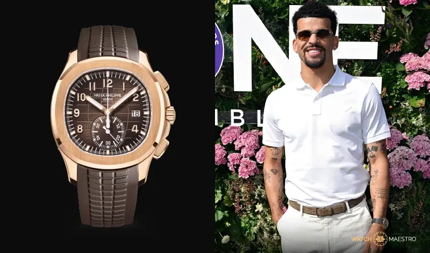 Dominic Solanke's Patek Philippe Aquanaut Chronograph 5968R-001