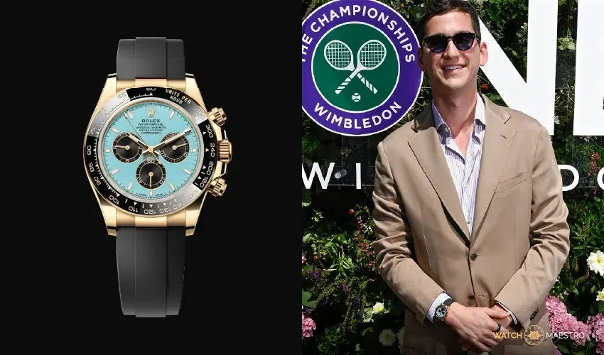 Matt Friend's turquoise-dial yellow-gold Daytona